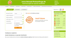Desktop Screenshot of heizoel-preisanfrage.de