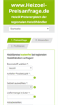 Mobile Screenshot of heizoel-preisanfrage.de